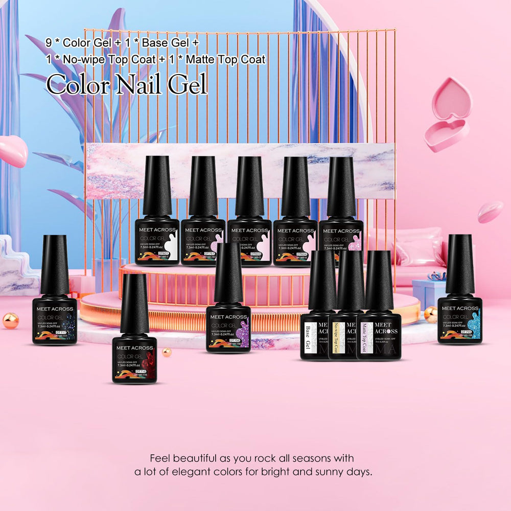 MEET ACROSS all-season shades for versatile nail styling
