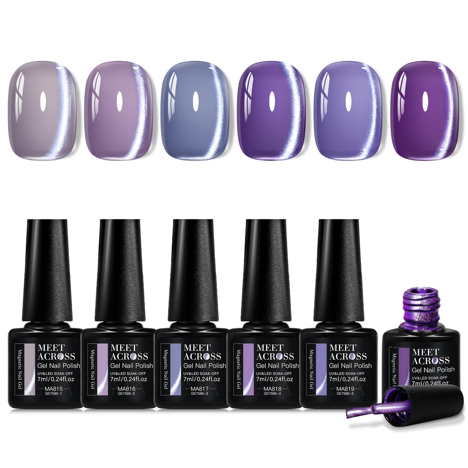 MEET ACROSS gift-ready magnetic gel polish kit for gifting occasions.