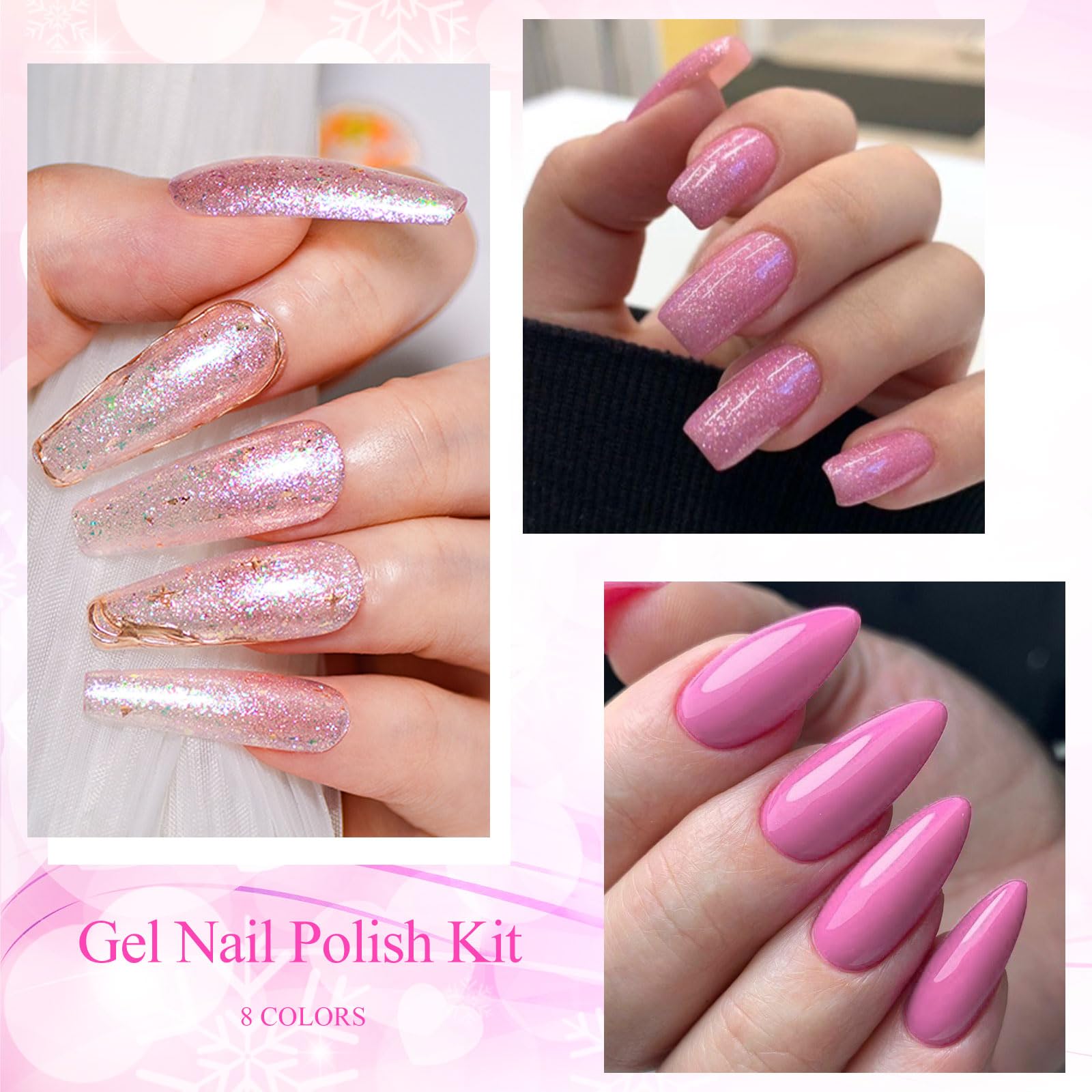 Meet Across nude glitter gel polish for chic daily nails
