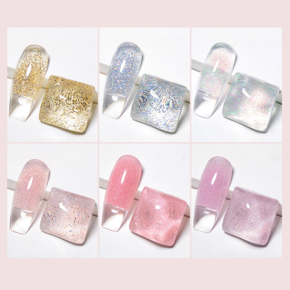 MEET ACROSS Poly Gel Set skin-test instruction card included.