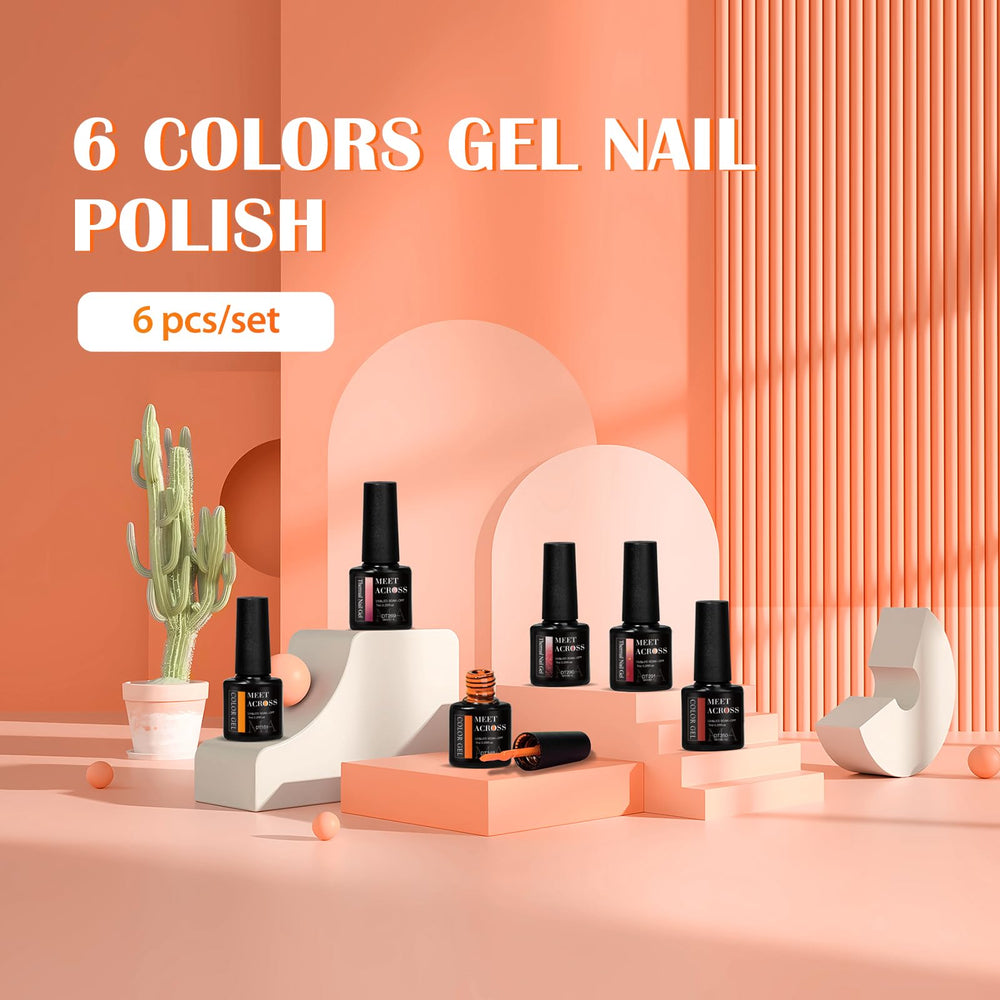 MEET ACROSS safe gel nail polish made from natural resins