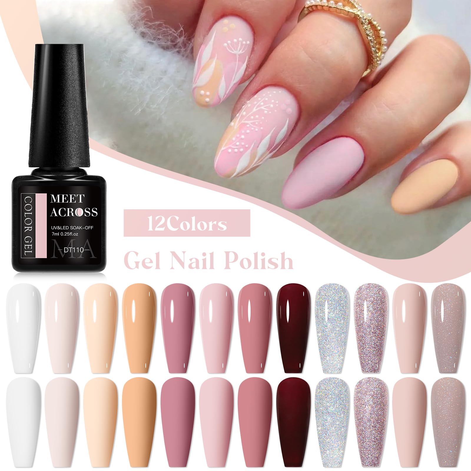 MEET ACROSS salon-quality gel formula delivering a glossy finish