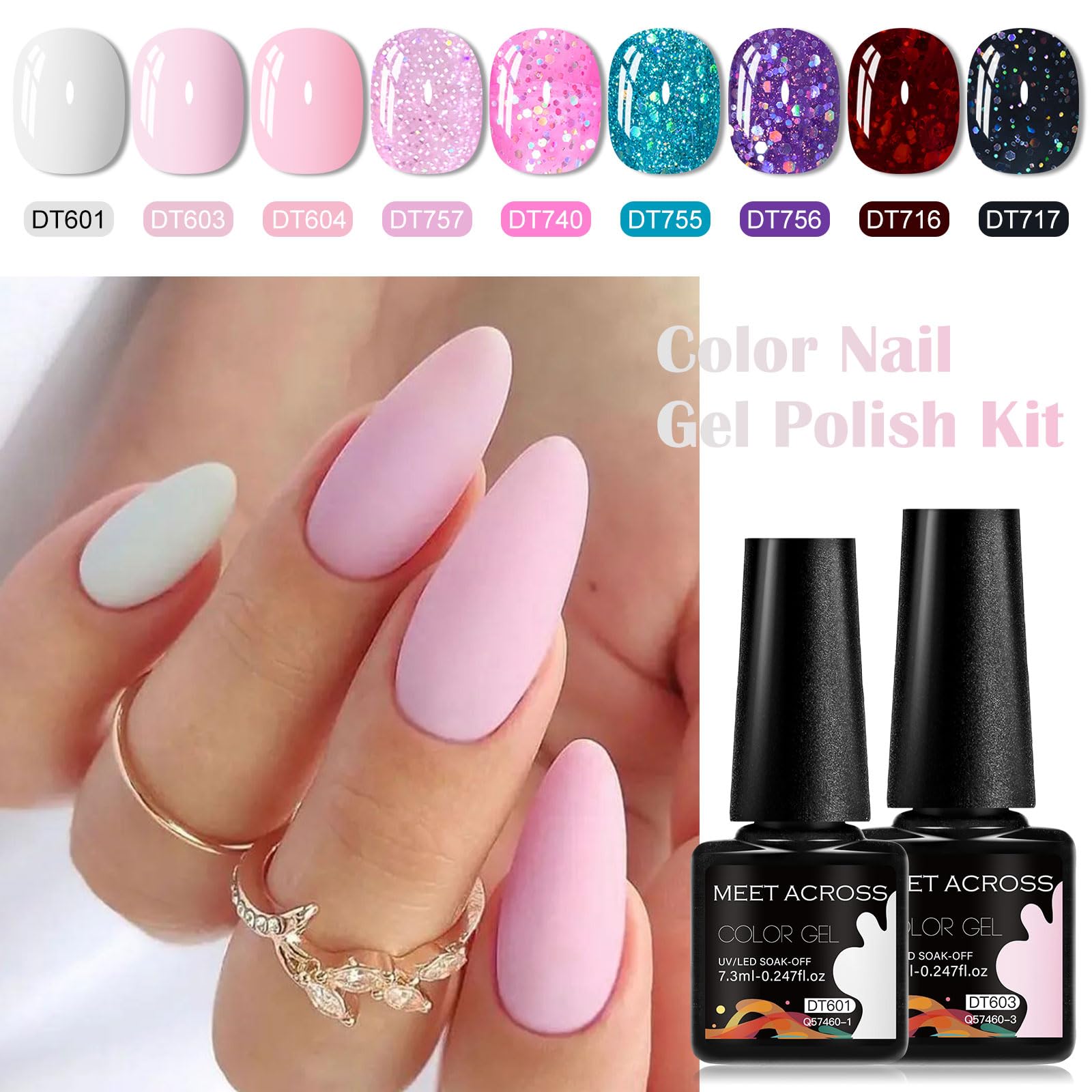MEET ACROSS top coat sealing color to extend wear