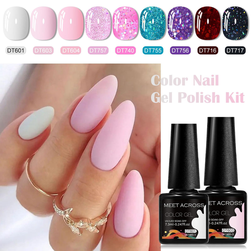 MEET ACROSS top coat sealing color to extend wear
