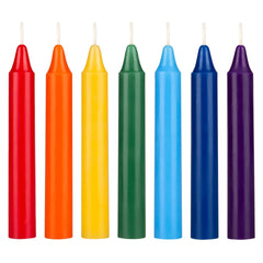 Mega Candles chakra candle layered seven chakras for meditation focus