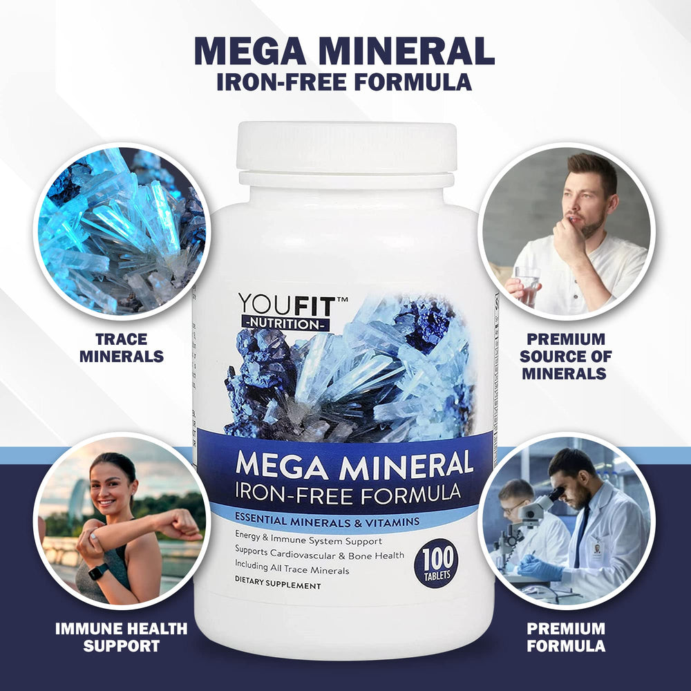 Illustration highlighting calcium and magnesium in minerals