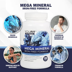 Illustration highlighting calcium and magnesium in minerals
