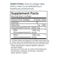 Amber BPA-free bottle protecting omega-3 oil from light