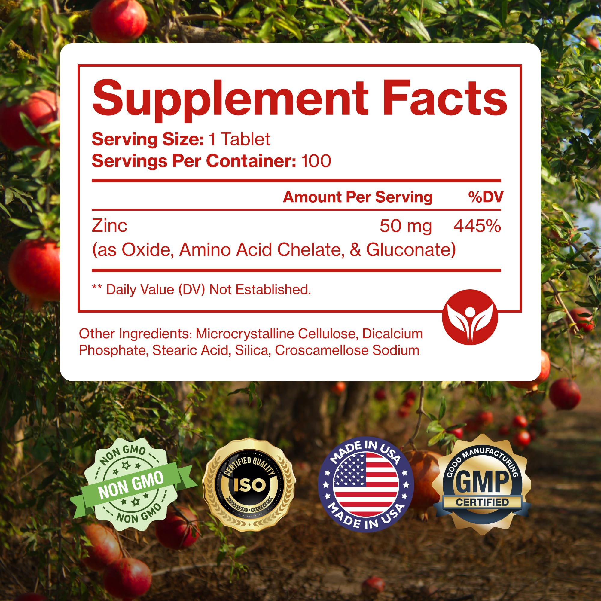 Gentle on the stomach zinc supplement
