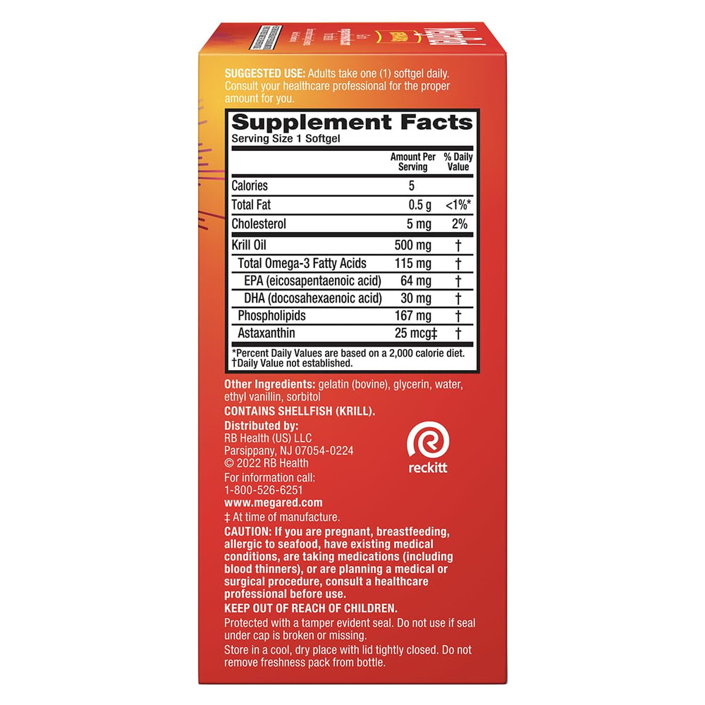 One daily softgel 500mg krill oil
