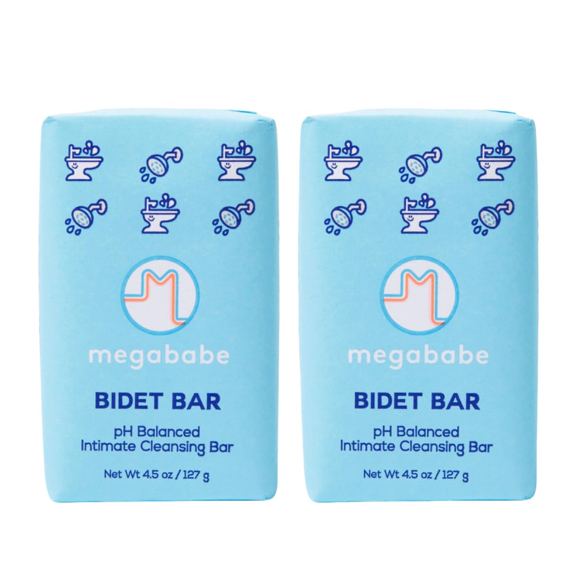 Megababe Bidet Bar packaging highlights a gentle, everyday cleanse.