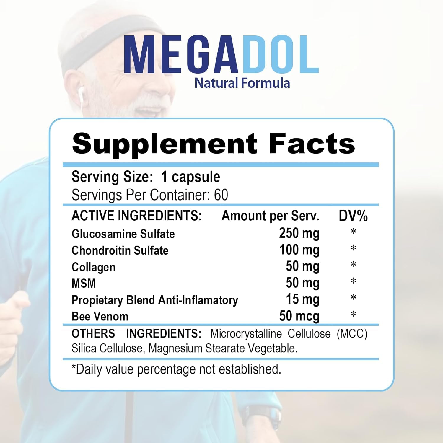 Joint health supplement for mobility and comfort – Megadol