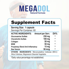 Joint health supplement for mobility and comfort – Megadol