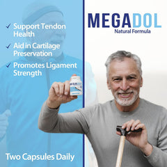 Made in USA – Megadol proprietary blend bottle