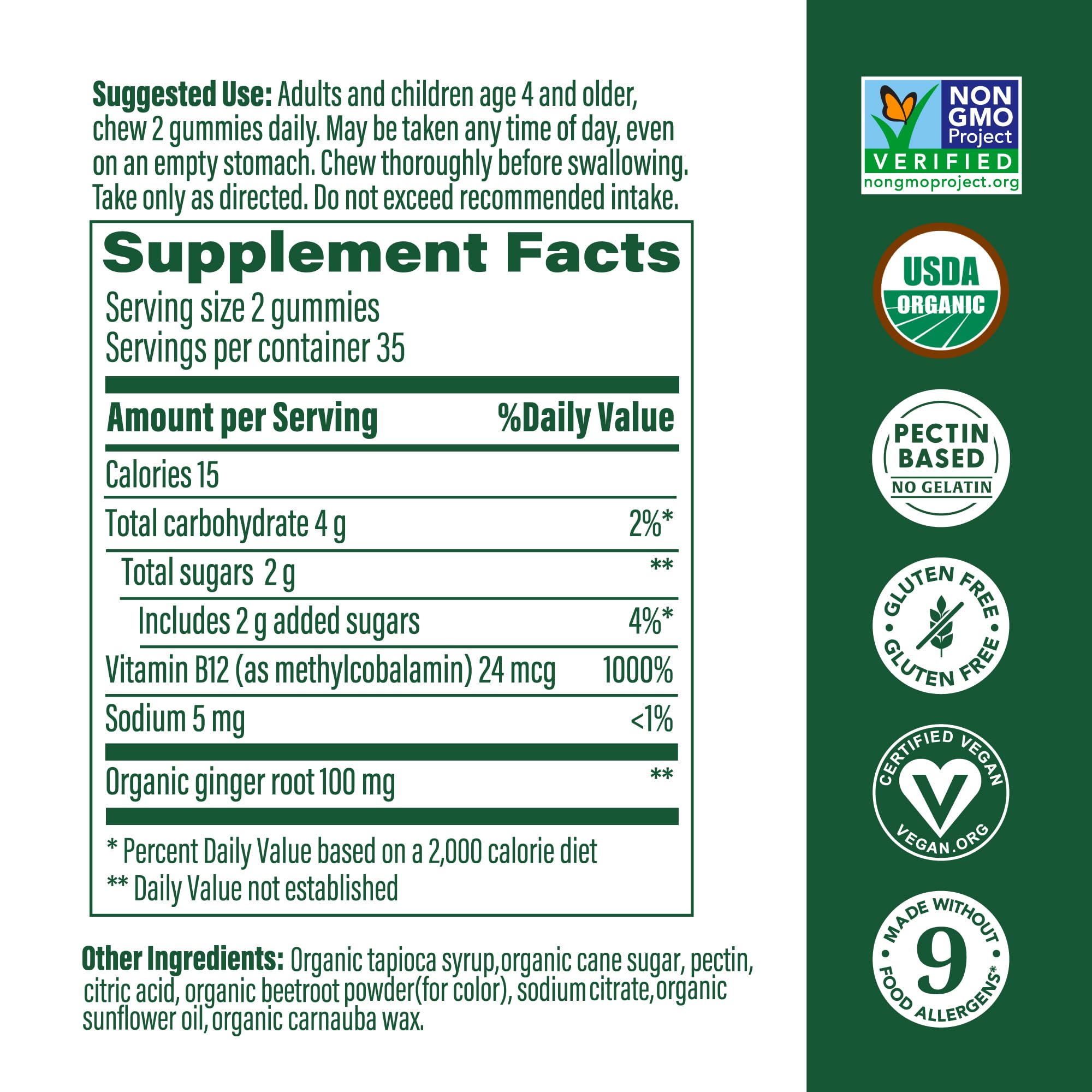 Methyl B12 supports cellular energy production in MegaFood gummies