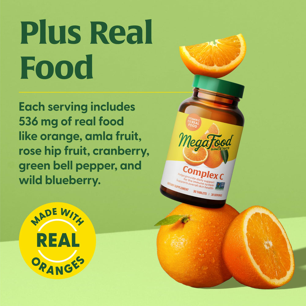 Brown rice ingredient used in MegaFood Complex C