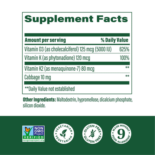 Close-up of MegaFood Vitamin D3 5000 IU capsules