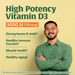 Close-up of ingredients for MegaFood D3 K2 peach gummies