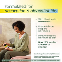 MegaFood fermented minerals and vitamins label highlights bioavailability.