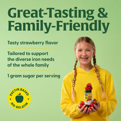 Close-up of the nutrition facts on the label