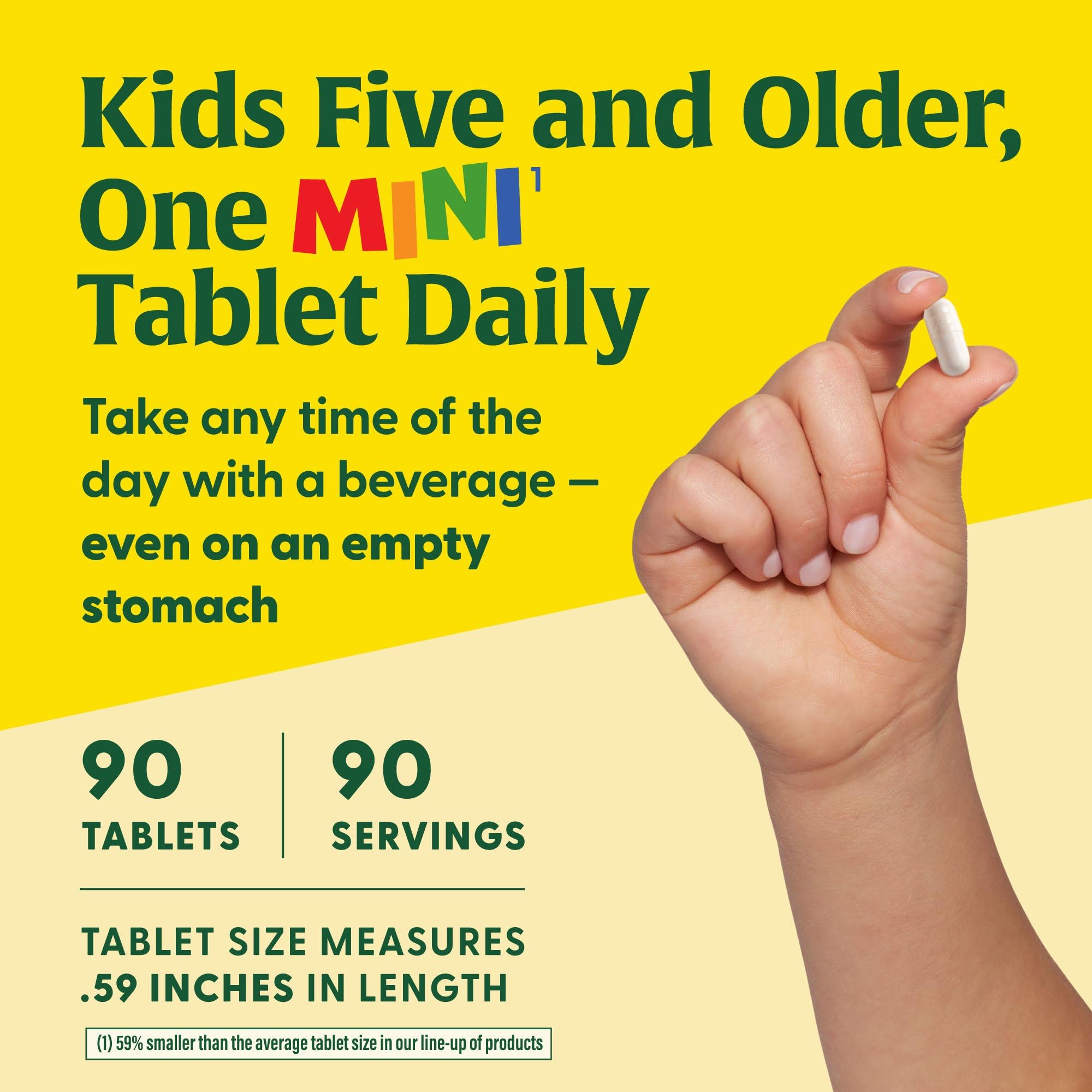 MegaFood Kids B Complex with lemon balm and theanine promotes calm focus for kids.