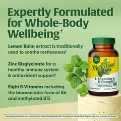 Lemon balm leaf extract and zinc for immune support