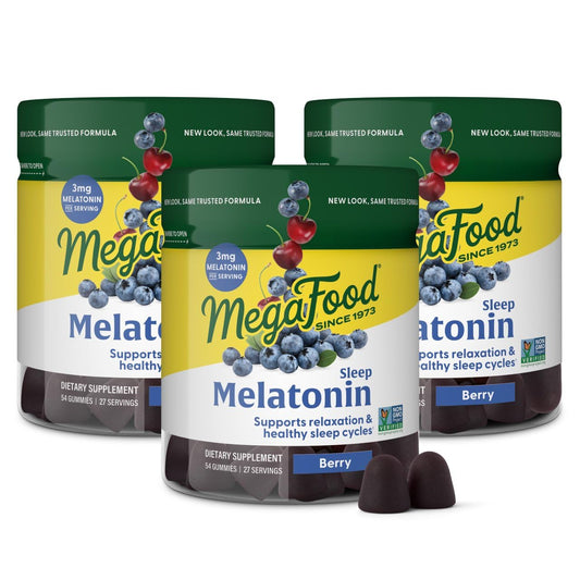 MegaFood Melatonin Gummies Berry Flavor packaging