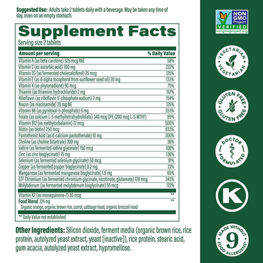 Close-up of doctor-formulated for men 40+ text on bottle