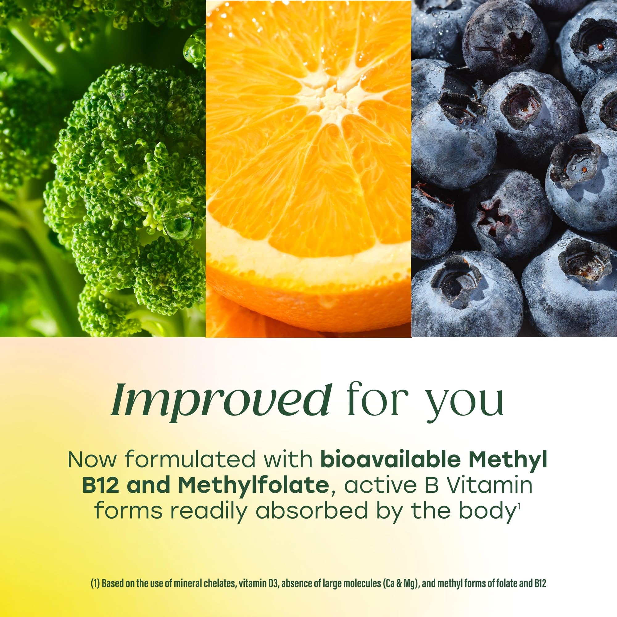 MegaFood Multivitamin Men 40+ bottle open shows daily convenience