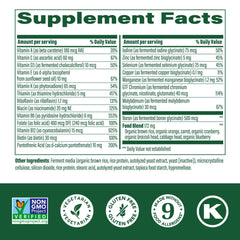 MegaFood One Daily Iron Free bottle front showing a convenient daily multivitamin routine.