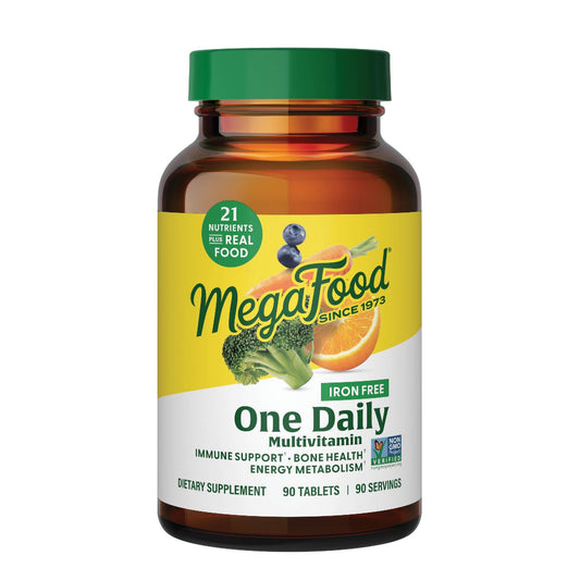 MegaFood One Daily Iron Free Multivitamin bottle