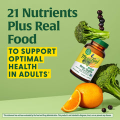 Real food ingredients used in the formula