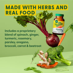 Allergen-free selenium supplement label