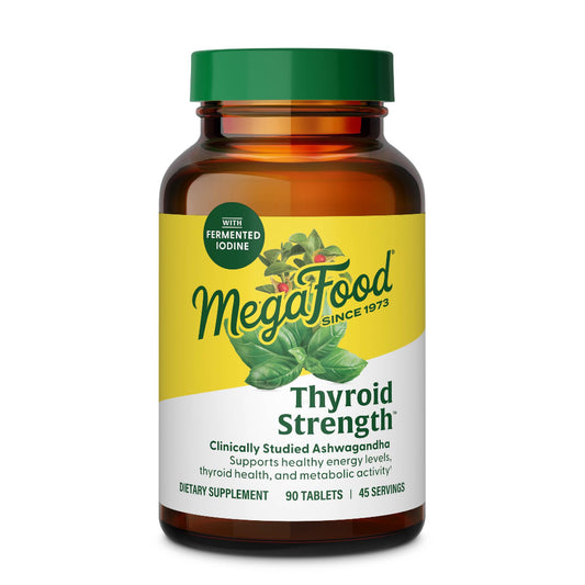 MegaFood Thyroid Strength bottle front view