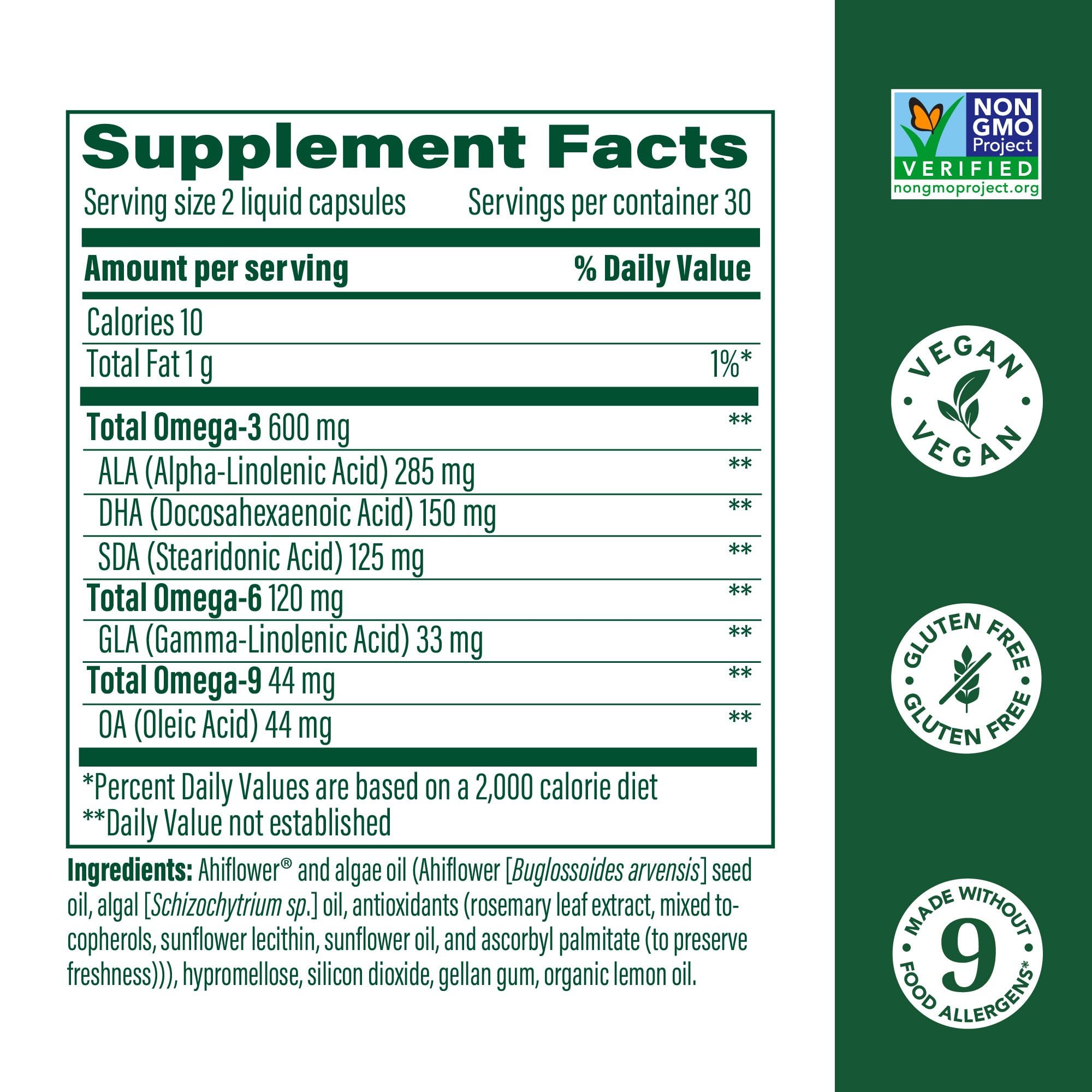 Close-up of lemon-coated delayed-release omega capsules