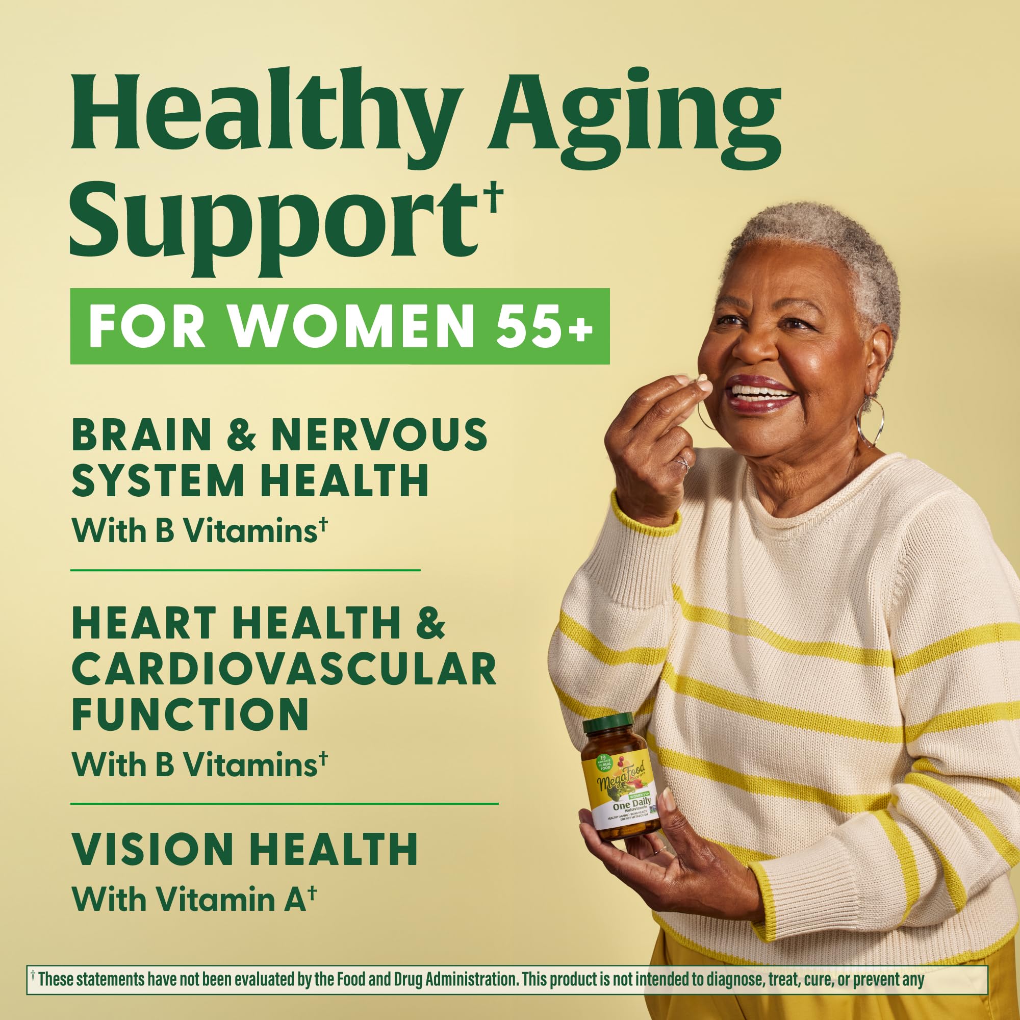 Packaging highlighting bone support and immune support features