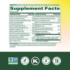 MegaFood women's 55+ tablets up close showing easy daily use.
