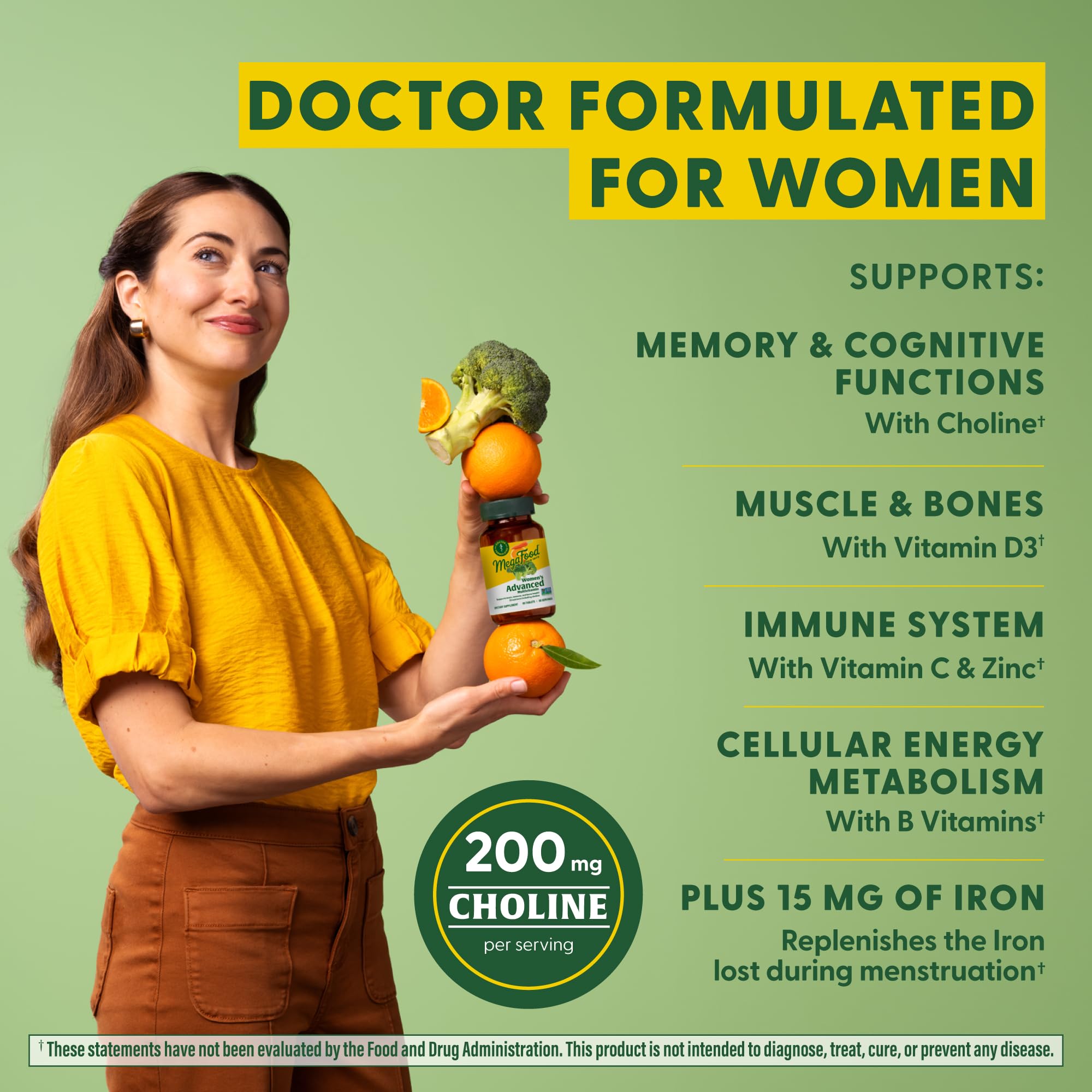 Nutrition facts and key vitamins and minerals