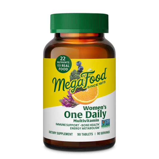 MegaFood Womens Multivitamin One Daily - 90 tablets bottle