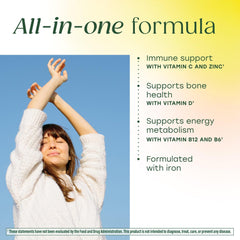 MegaFood Women’s Multivitamin tablets in bottle ready for daily use.