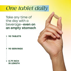 MegaFood multivitamin with water ready to take anytime.