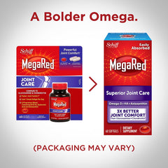 Joint comfort benefits with MegaRed Krill Oil Joint Care