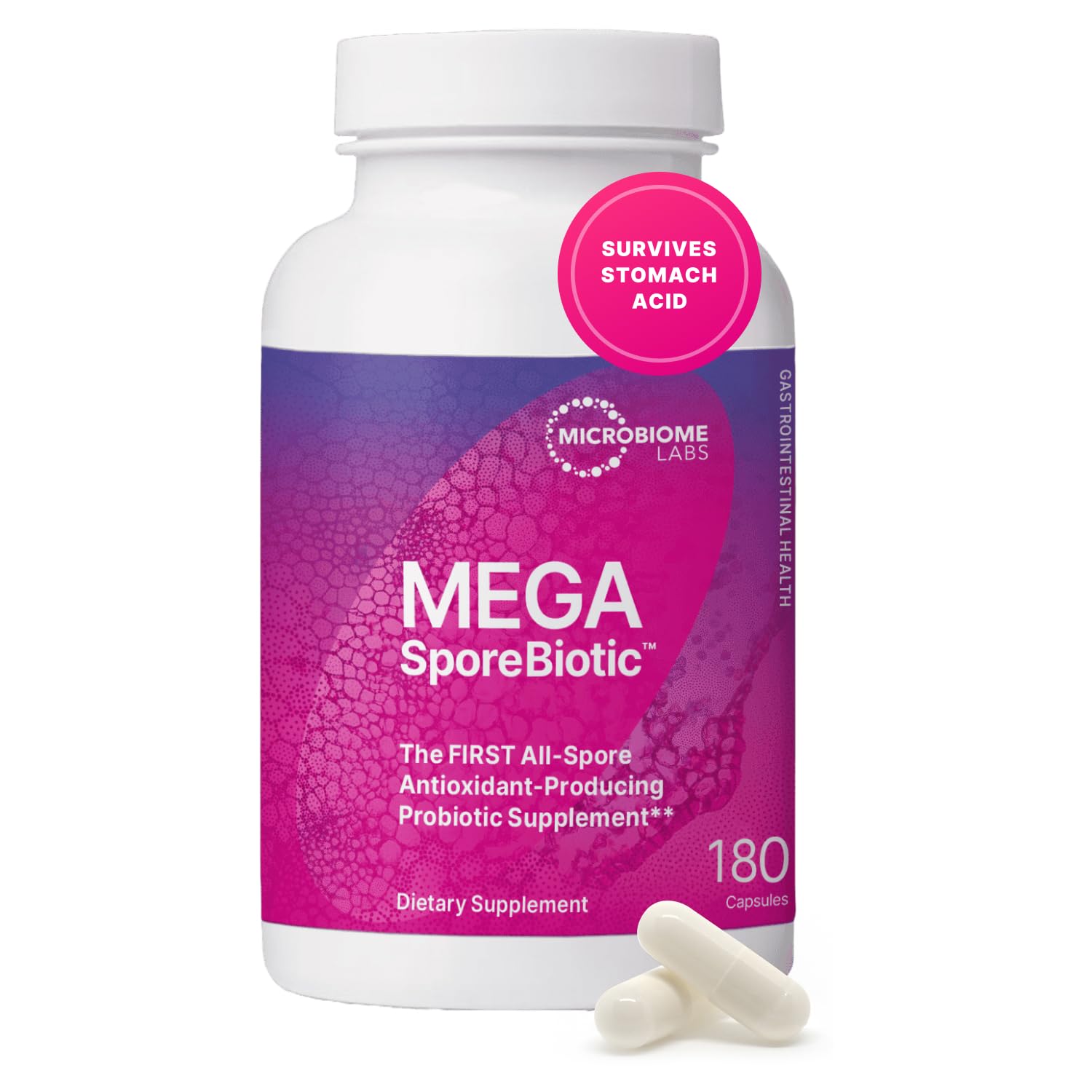 MegaSporeBiotic bottle for women and men – digestive health
