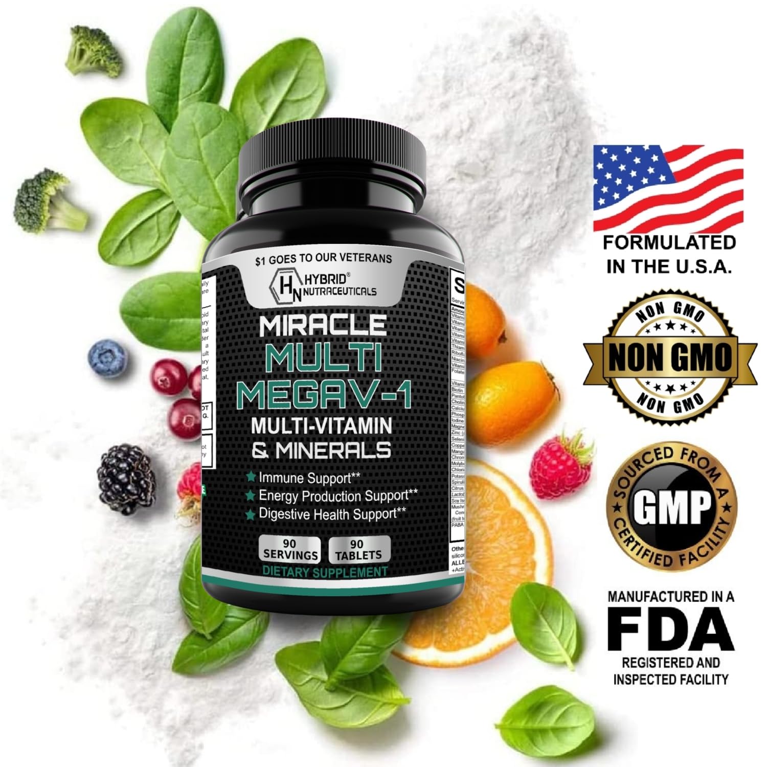 Graphic illustrating Probiotics, Digestive Enzymes and mushroom complex