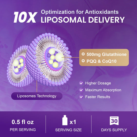 MEGNETA Liposomal Glutathione grape flavor packaging back panel