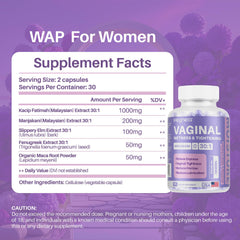 MEGNETA vegan non-GMO label communicates pure, safe herbal blend.