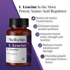 Vegan, non-GMO L-Leucine supplement lifestyle image