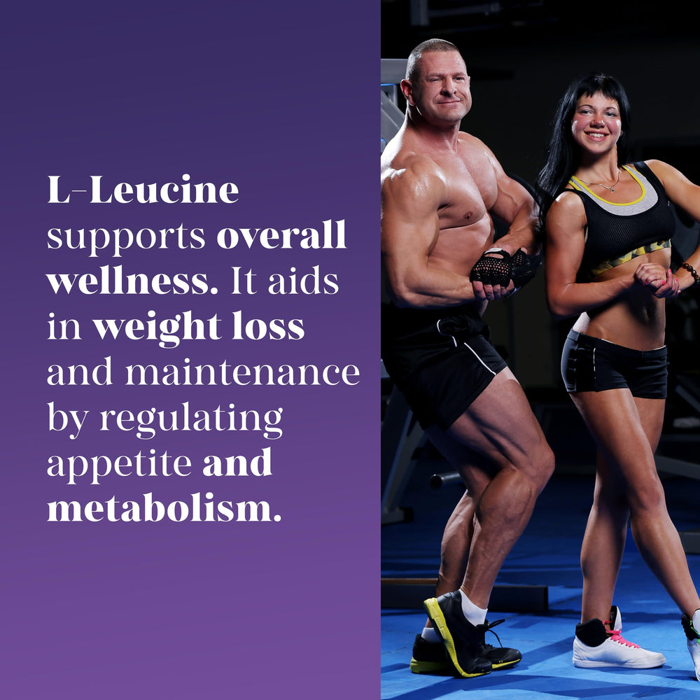 Close-up of Meibotan L-Leucine 2000mg capsules