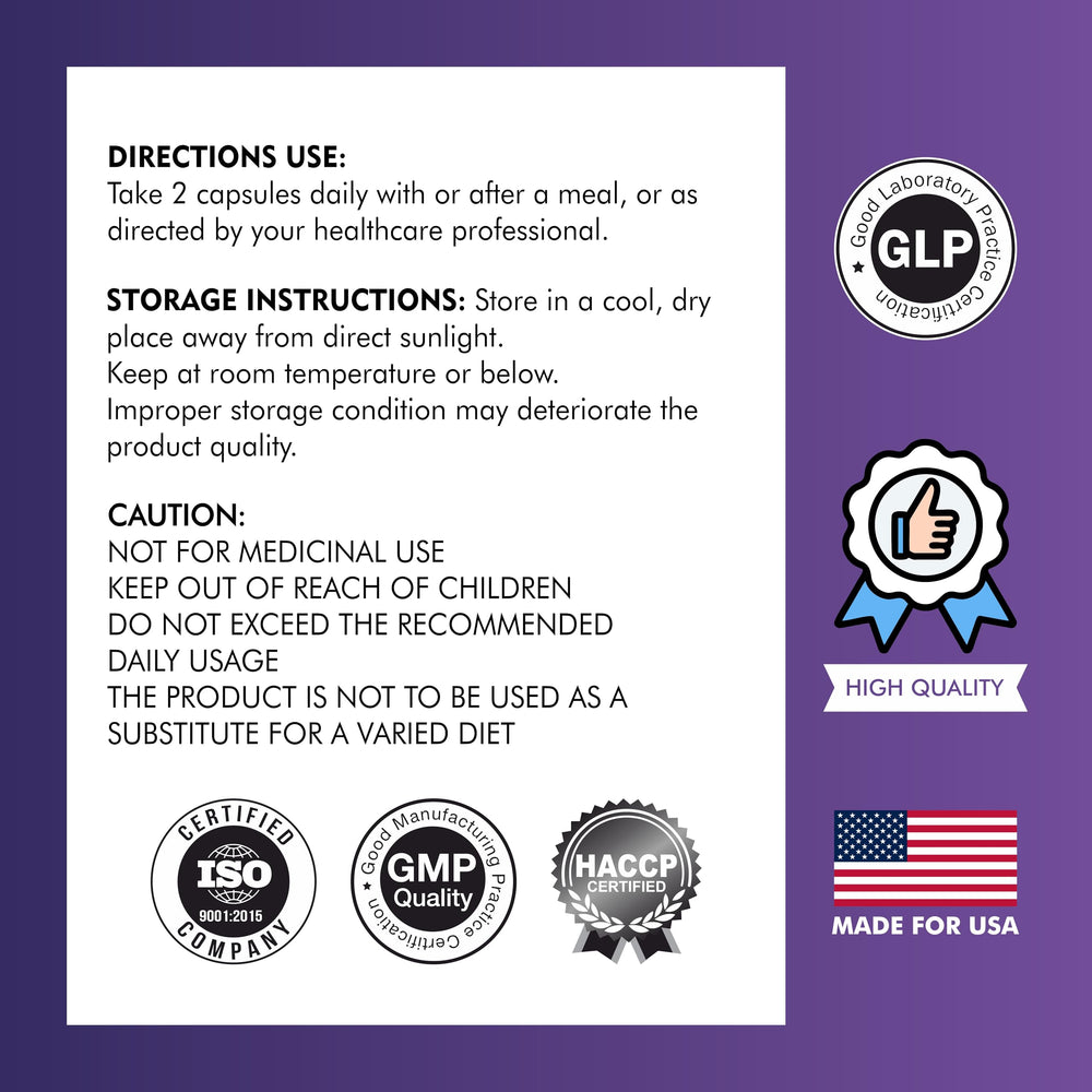 Vegan Non-GMO L-Leucine supplement packaging