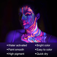 MEICOLY water-based face paint for smooth color on skin